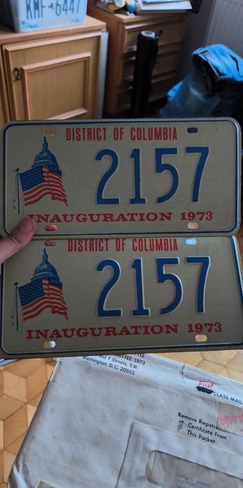Para Washington DC dystrykt columbii 1973 oryginał koperta polecam
