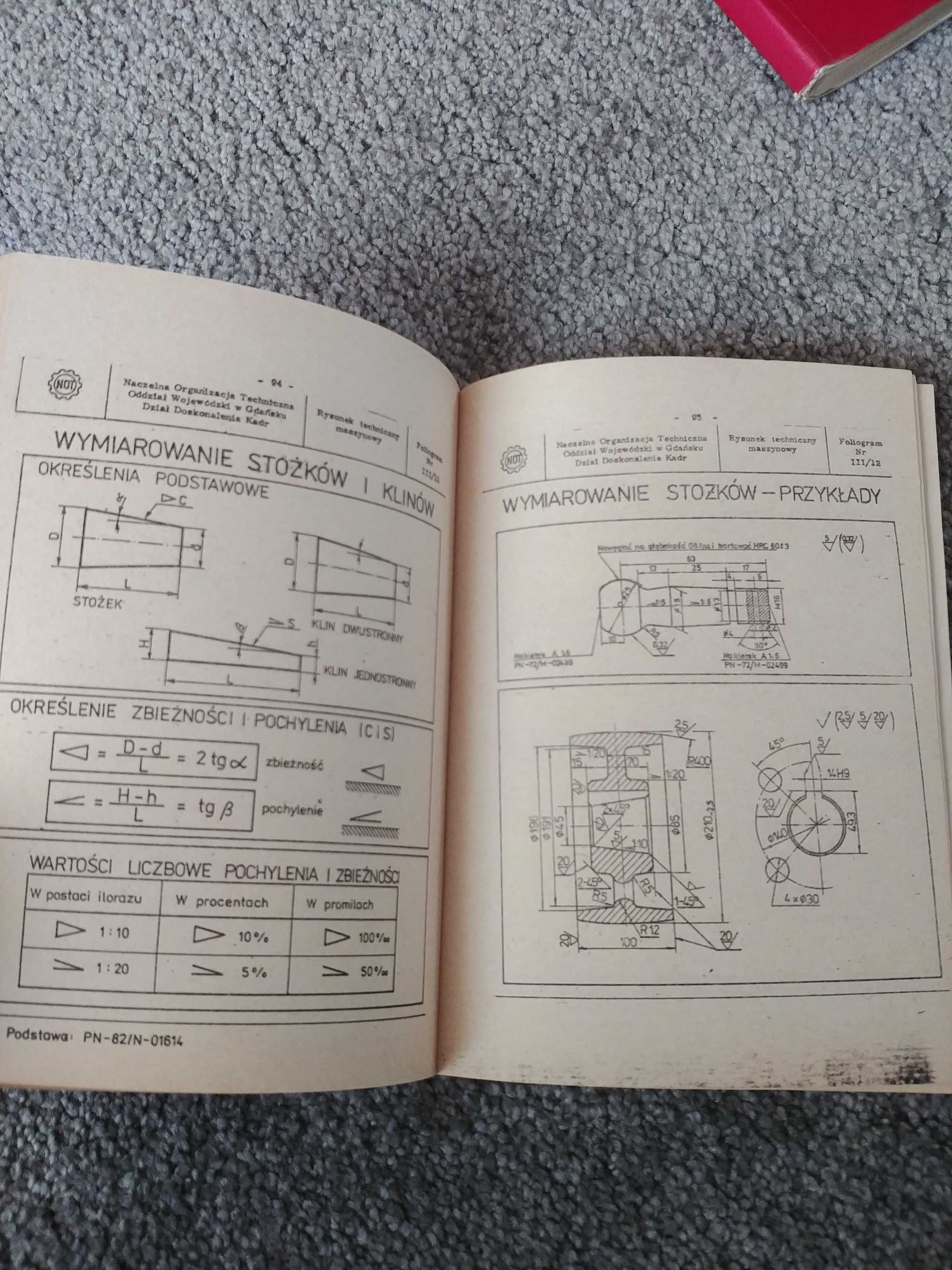 Książka Rysunek Techniczny Foliogramy