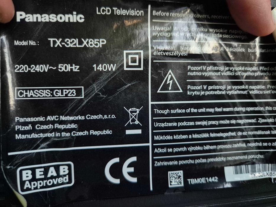 Panasonic TX-32LX85P 32 cale super stan