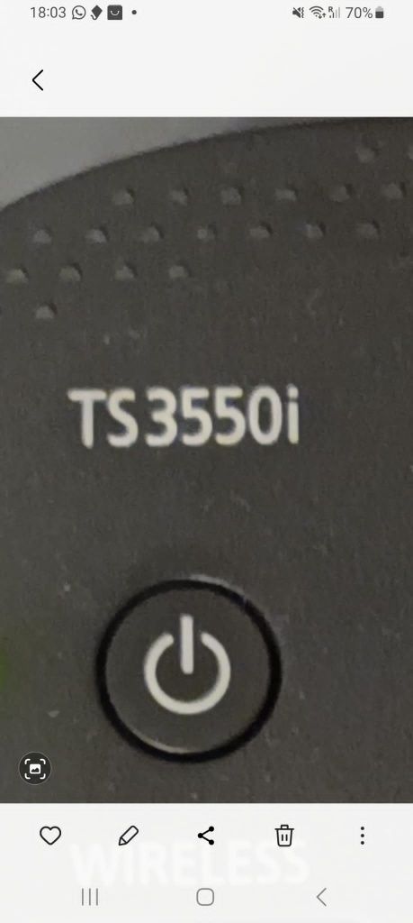 Продам Wi-Fi принтер Canon Pixma TS3550i

Принтер у повністю робочому