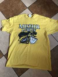 Żółty T-shirt Motor Lublin