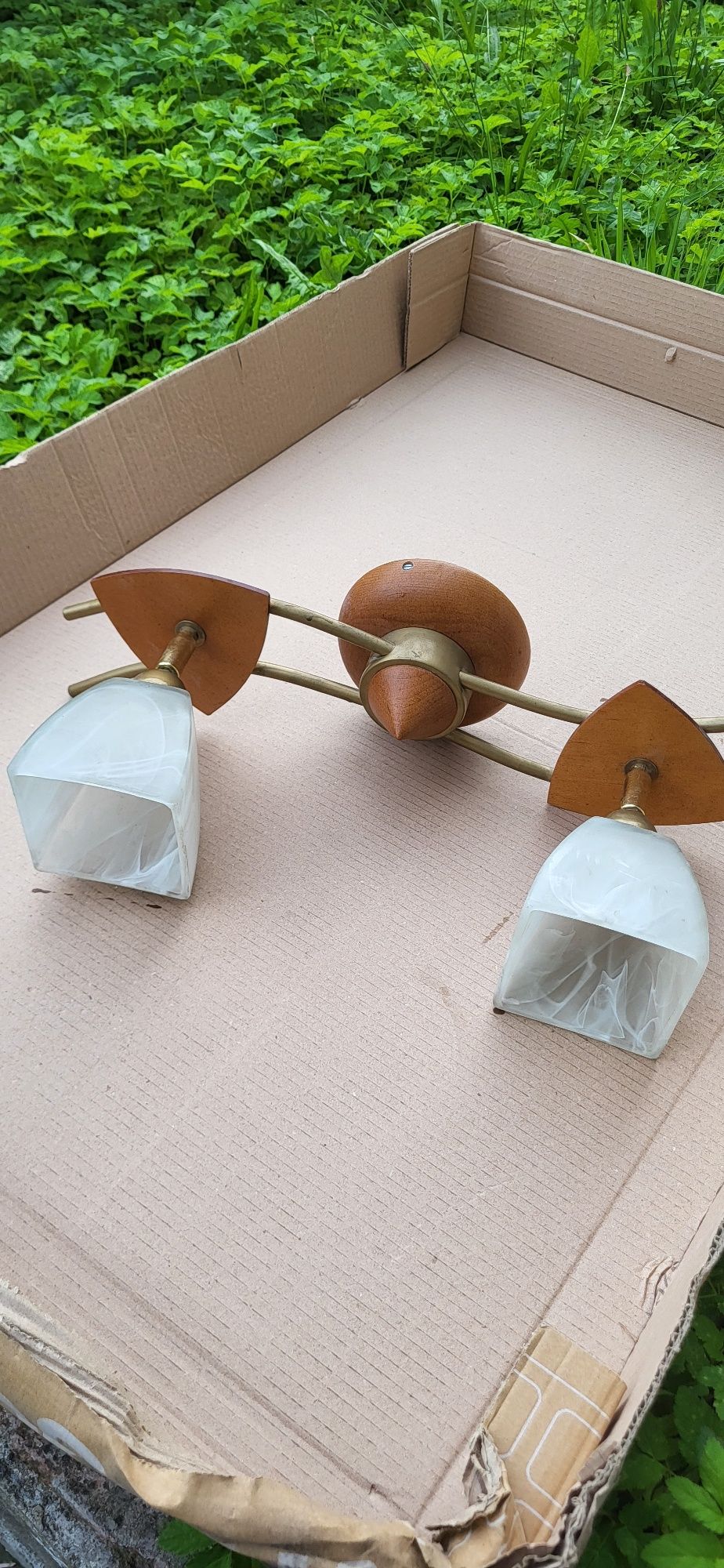 Lampa sufitowa klosze szklane