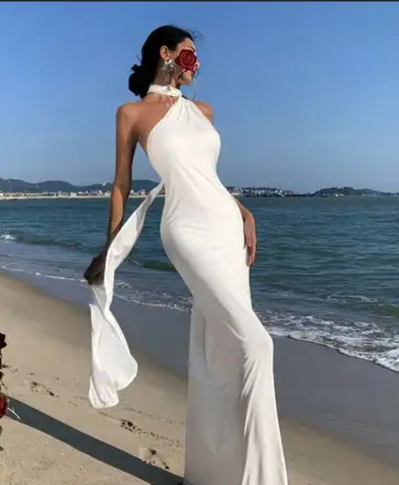 Elegancka sukienka ślubna