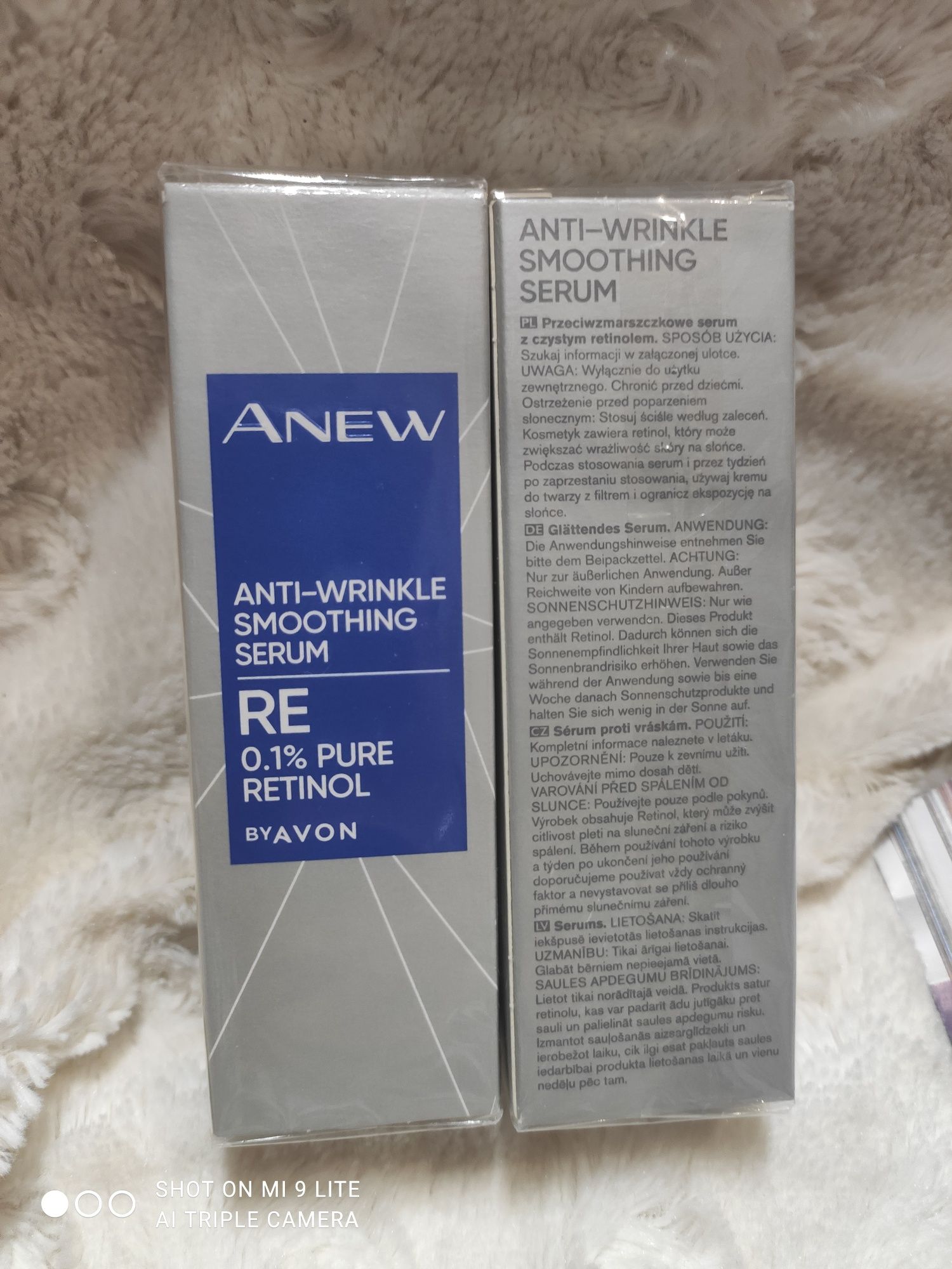 Przeciwzmarszczkowe serum z retinolem anew 30ml