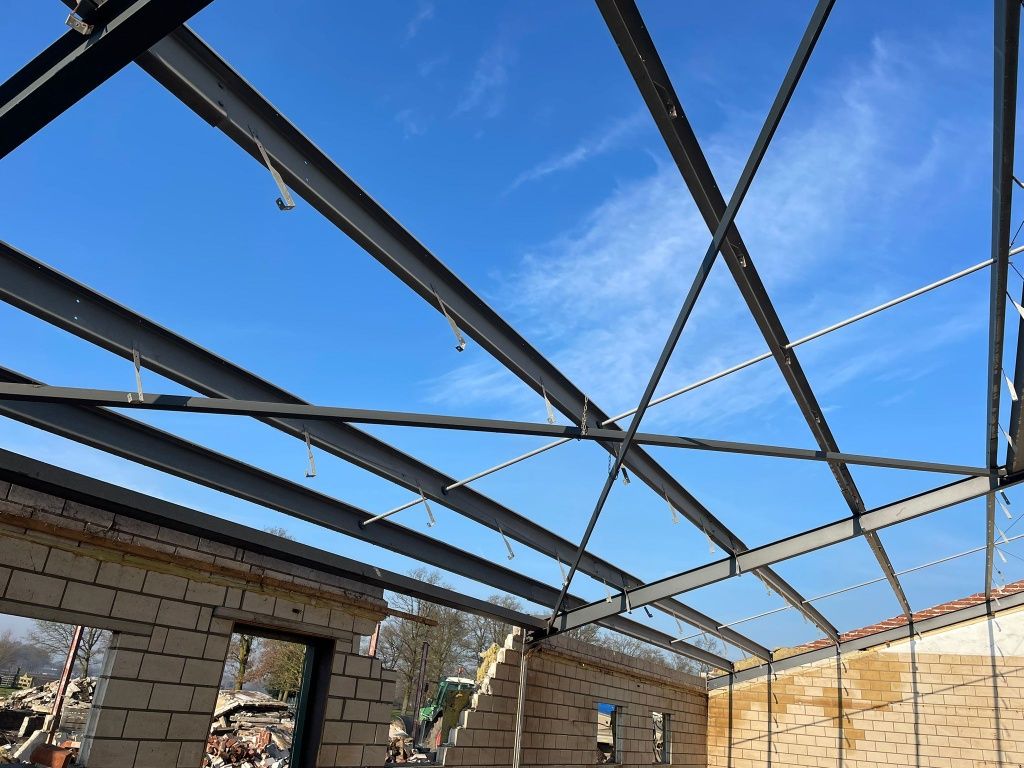 Elementy konstrukcji stalowej 42x62x3m
