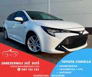 Długoterminowy wynajem samochodu Toyota Corolla kombi hybryda automat