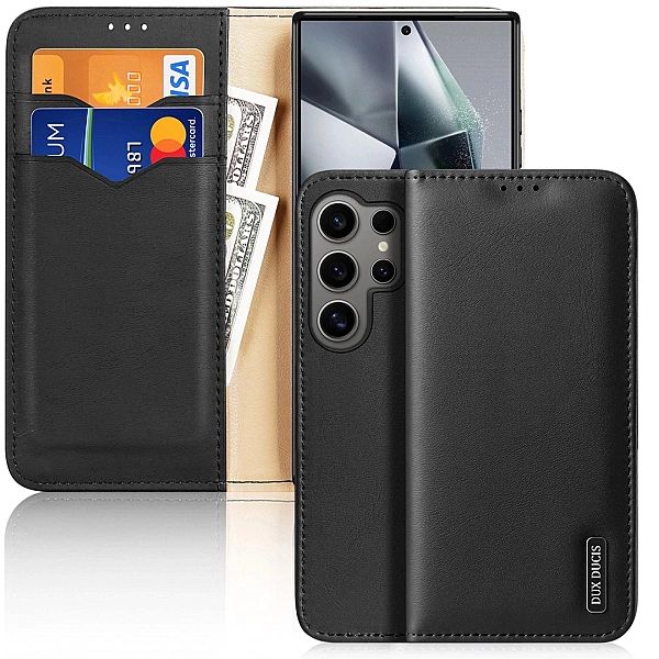 Etui Dux Ducis Hivo z klapką i blokadą RFID do Samsung Galaxy S24 Ultr