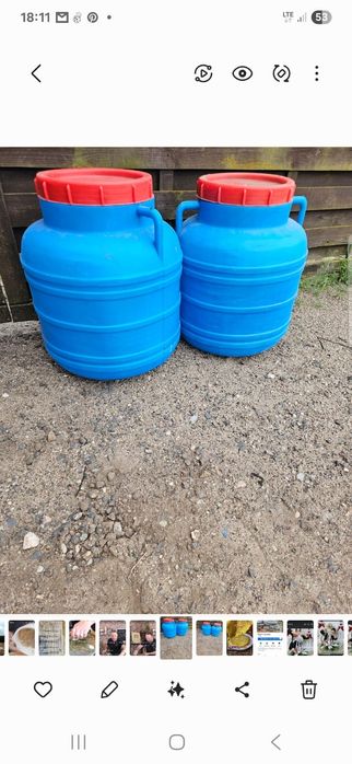 Beczki plastikowe do kapusty 30l