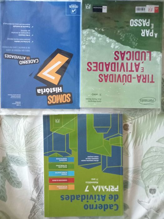 Cadernos de atividades do 7ano