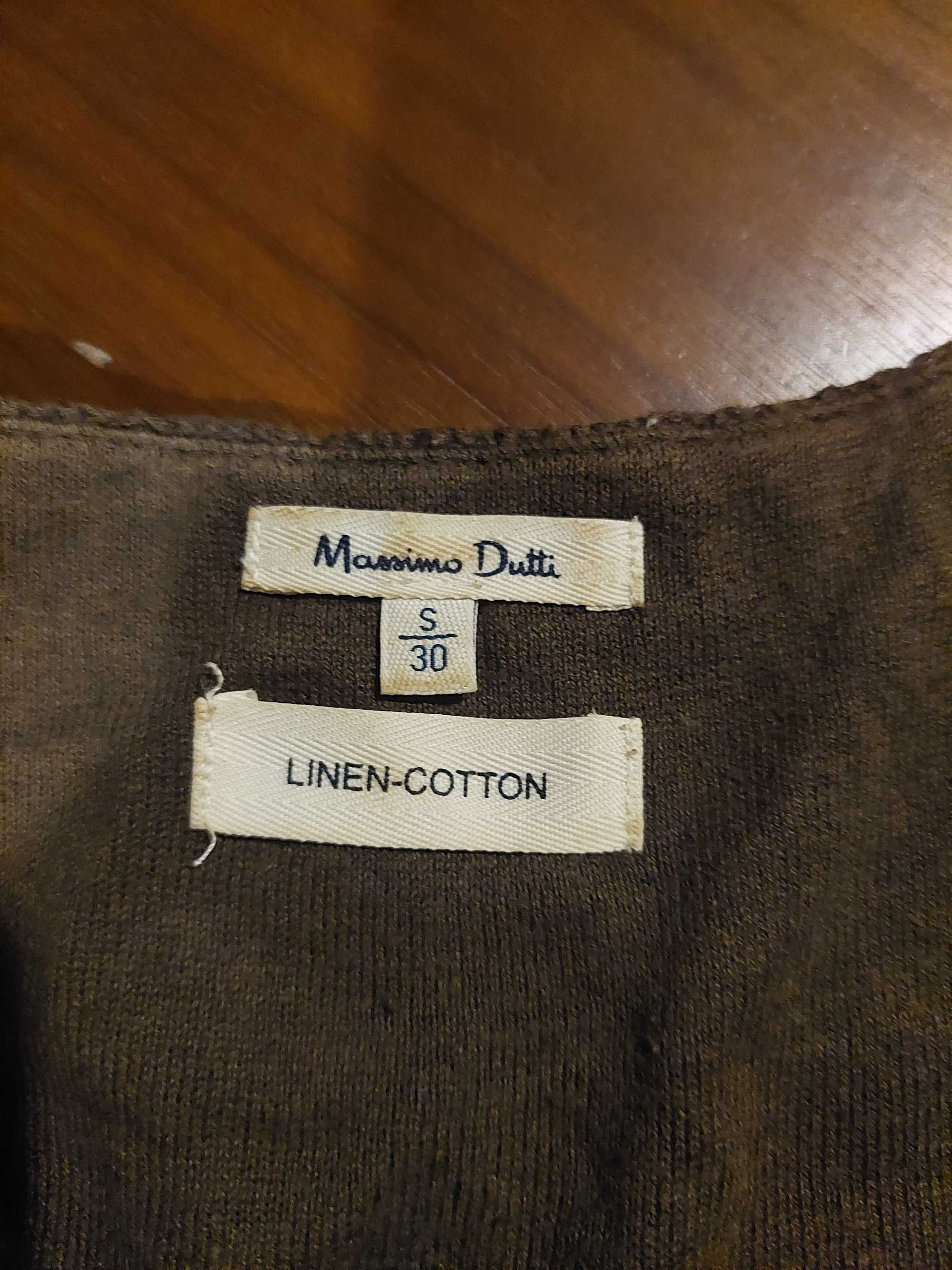 Vestido malha Massimo Dutti