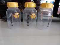 Frascos medela leite materno