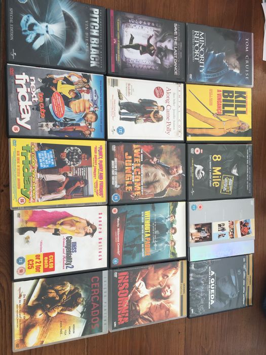 DVDs originais, coleção 144un