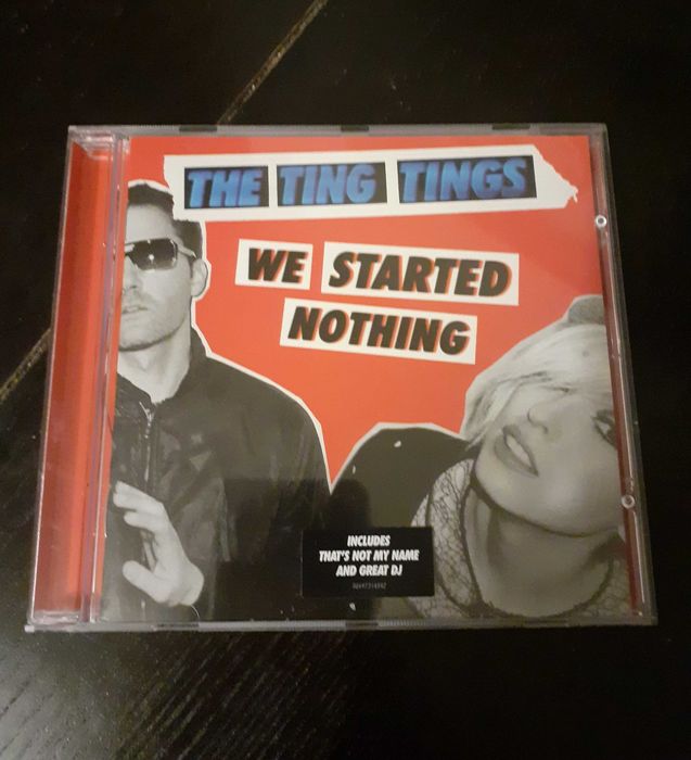 The Ting Tings CD we started nothing
