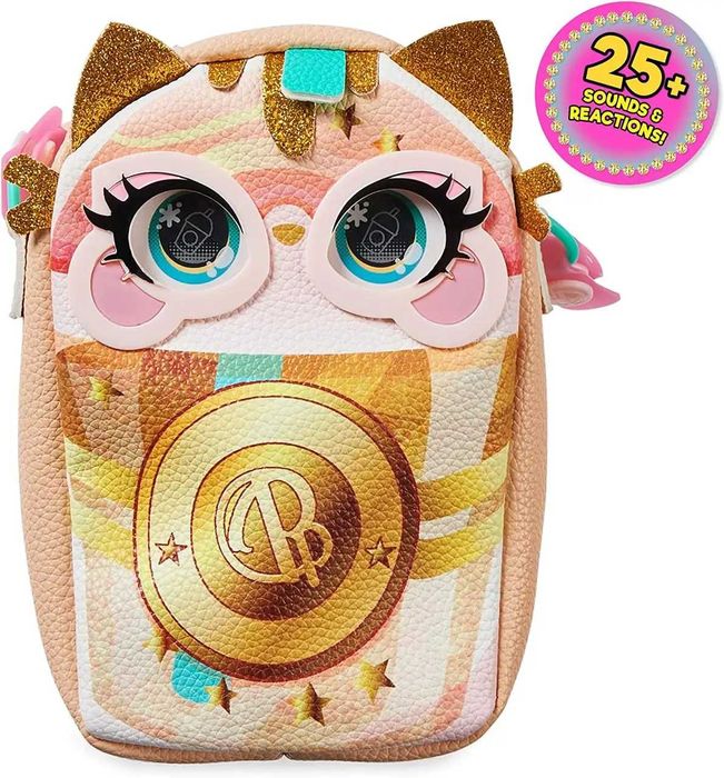 Інтерактивна сумочка на пояс зі світлом Кішка Purse Pets Catpuchino