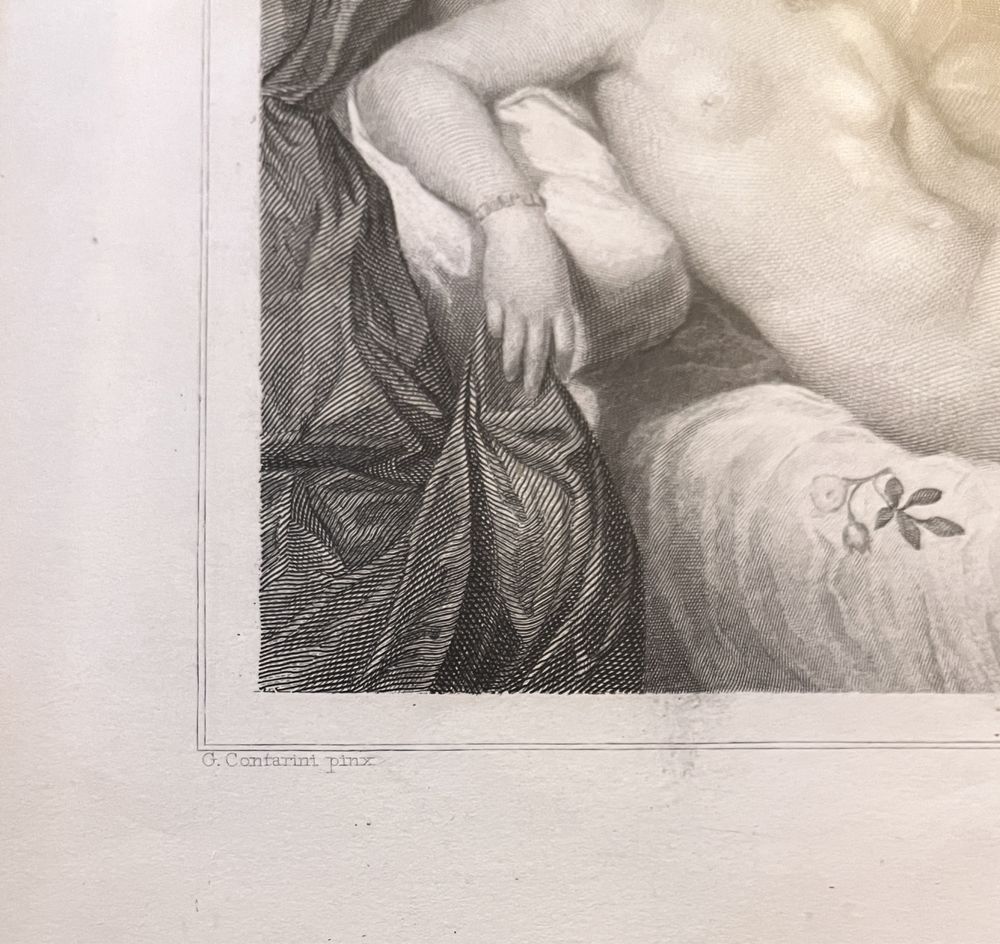 Staloryt „Naga Wenus” G. Contarini/ Geyer 1854r