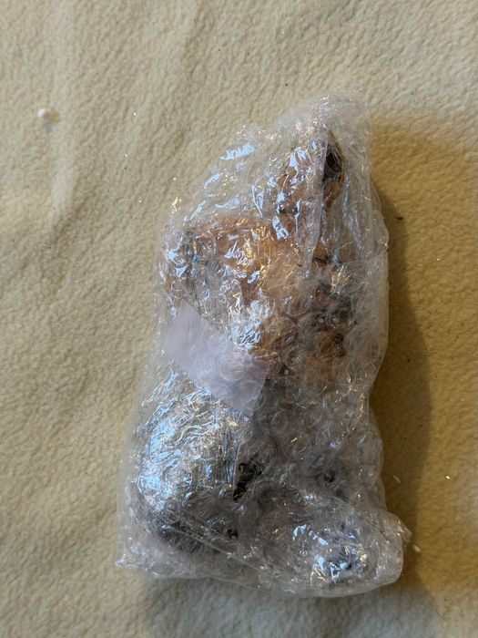 Enfeite sereio merman em porcelana com glitter – vários