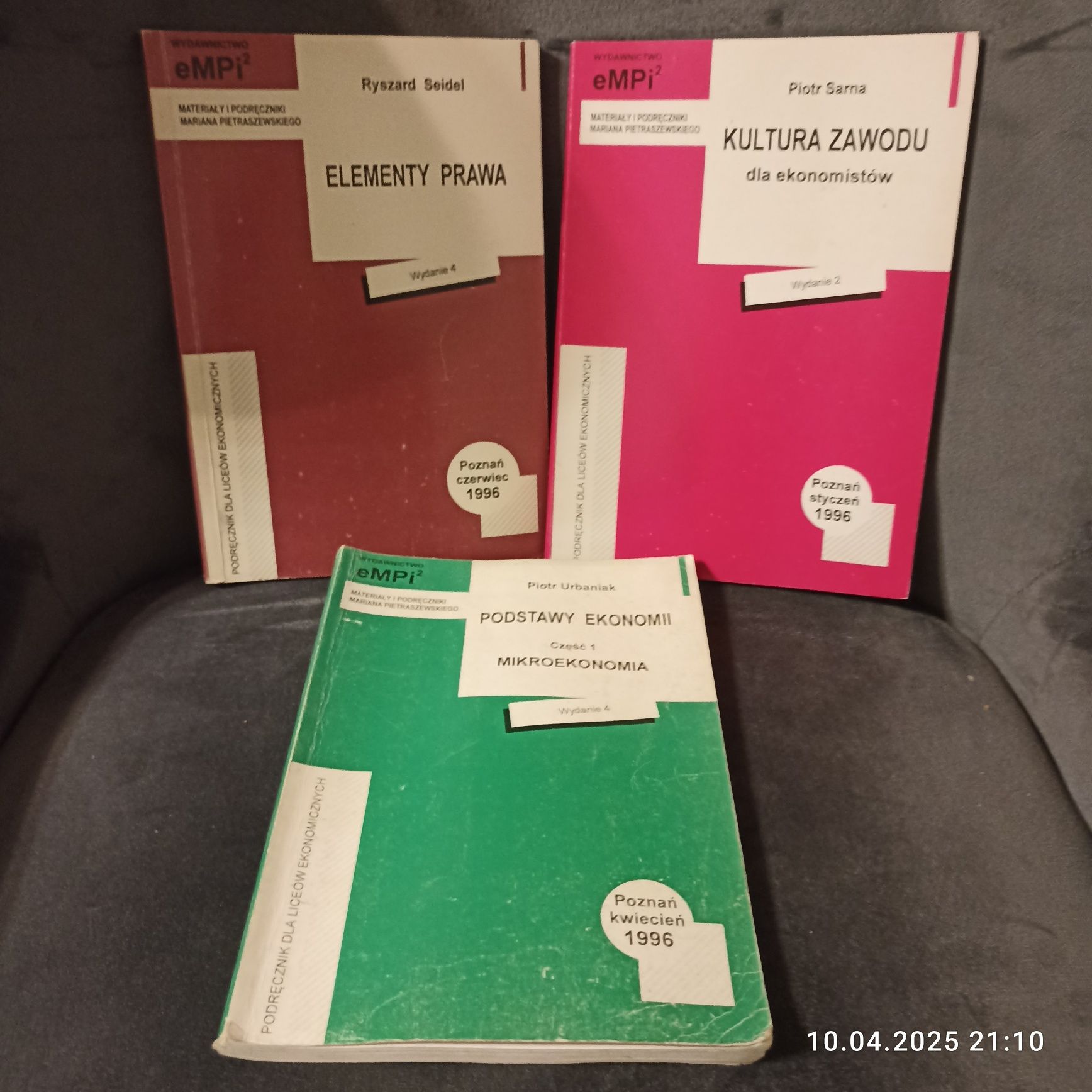 Zestaw 3 książek Elementy prawa, Kultura zawodu