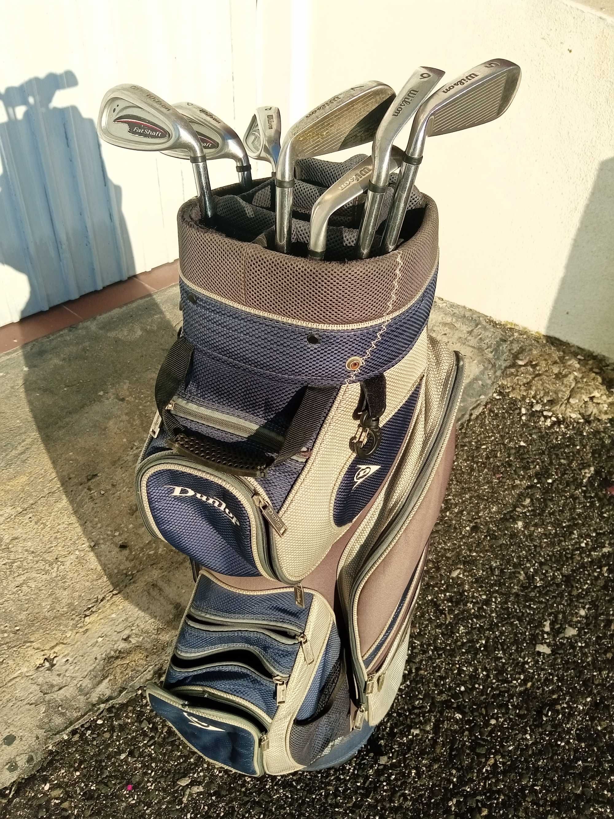 Set Tacos Golfe Wilson e Saco Dunlop