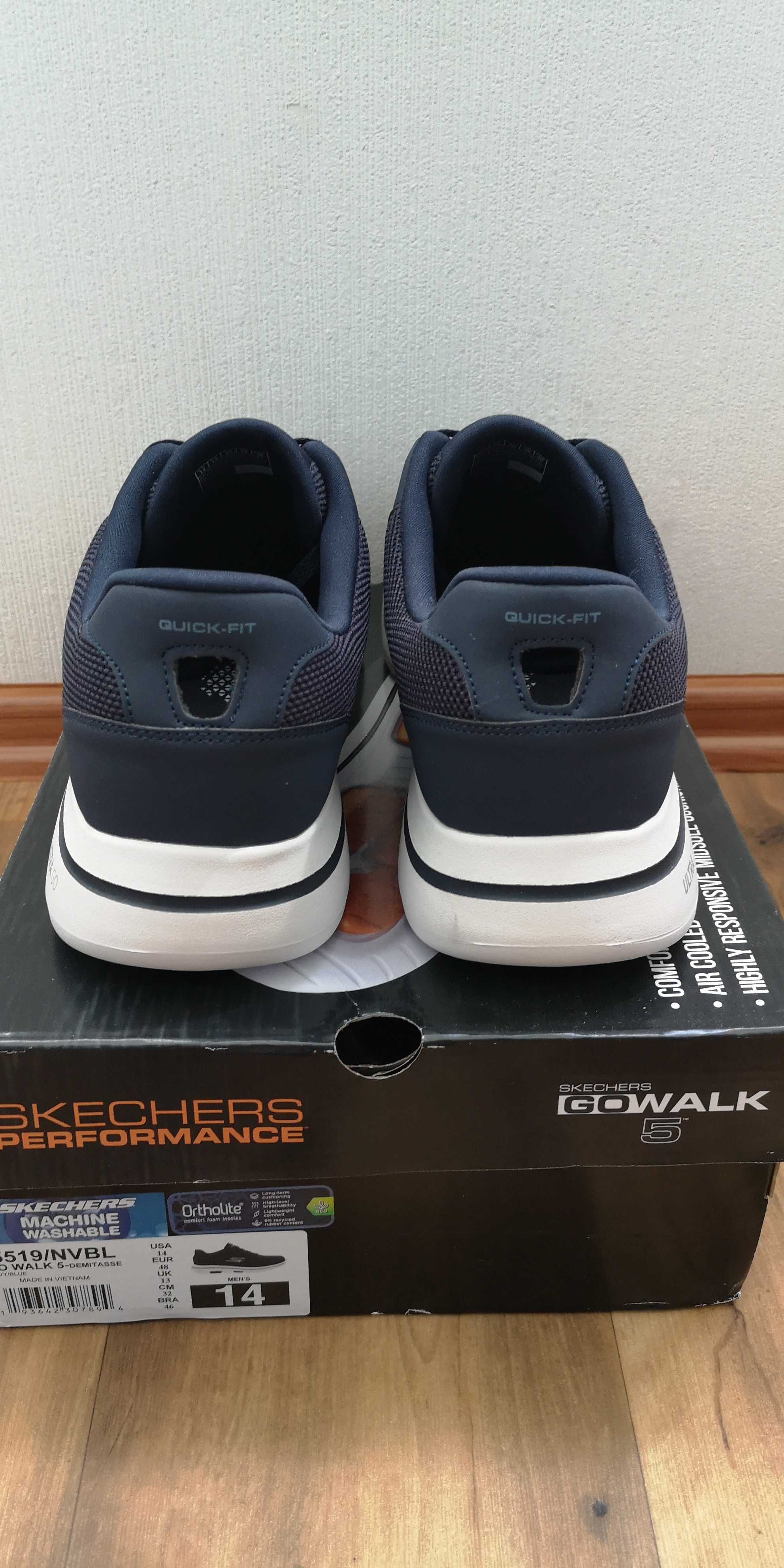 Кроссовки Skechers Gowalk 5 р.48 32см.