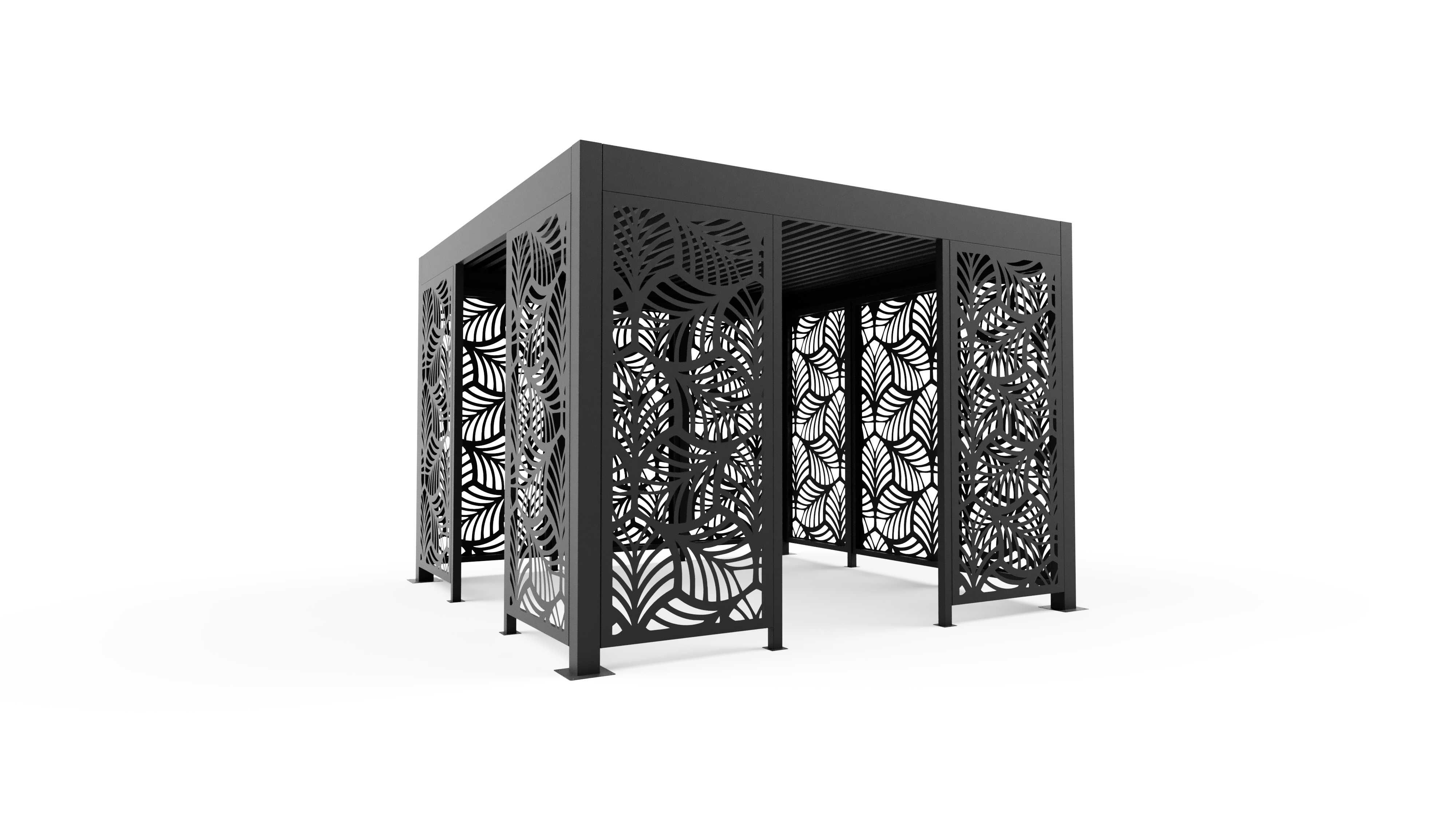Pergola Tarasowa ogrodowa, taras metalowy stalowy,  taras nowoczesny