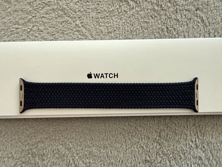 Pasek apple watch Charcoal braided solo loop rozmiar 9