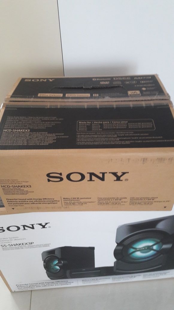 Sony Shake X3 domowy zestaw muzyczny o dużej mocy