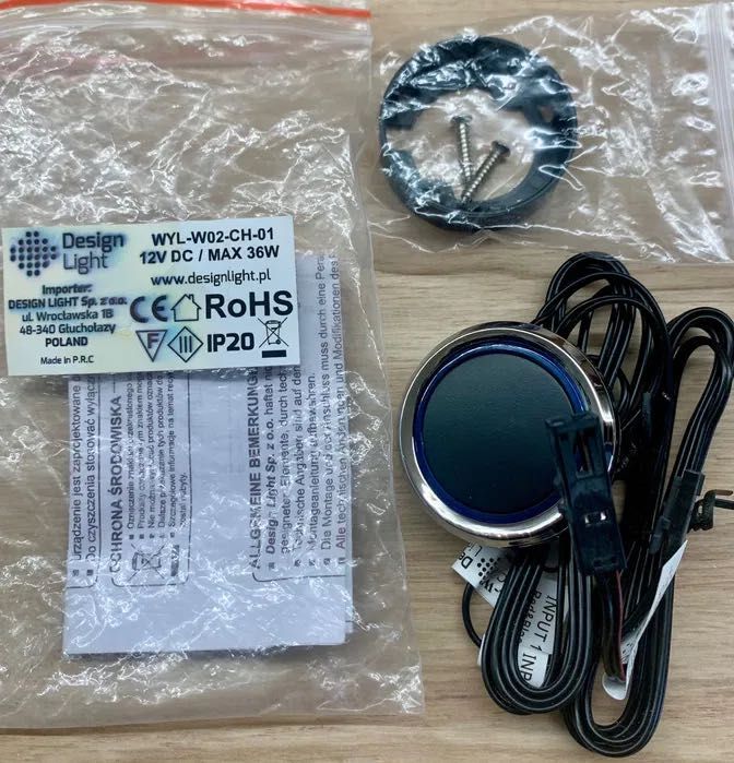 Design Light Wyłącznik 12V