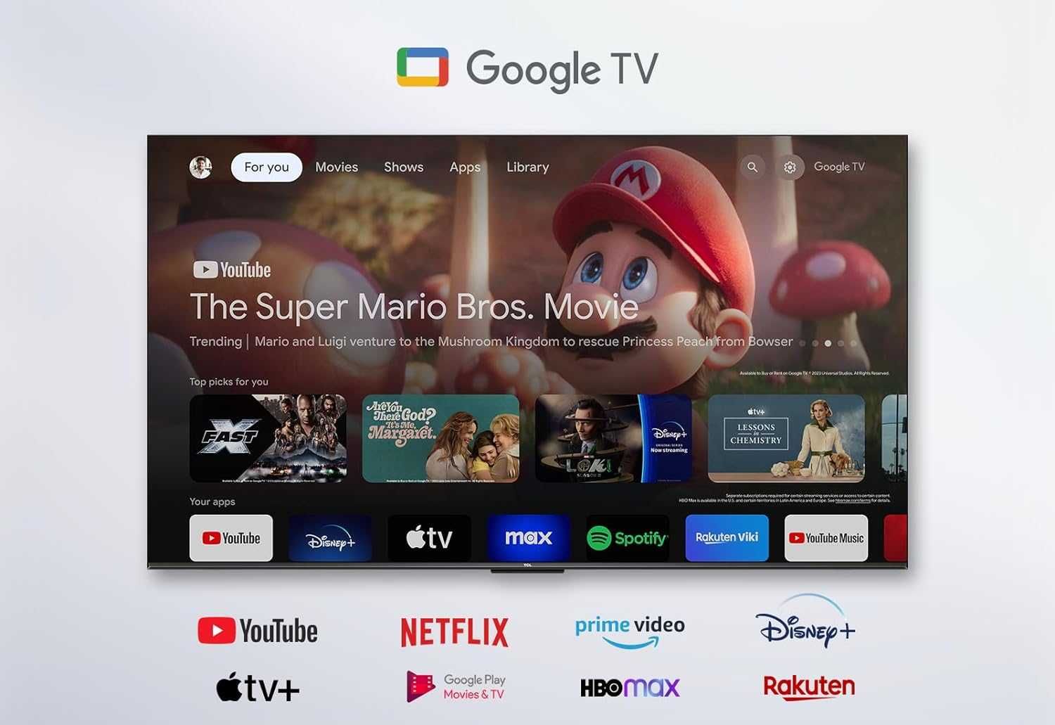 Телевізор TCL 85T8B
  144 Гц з Google TV