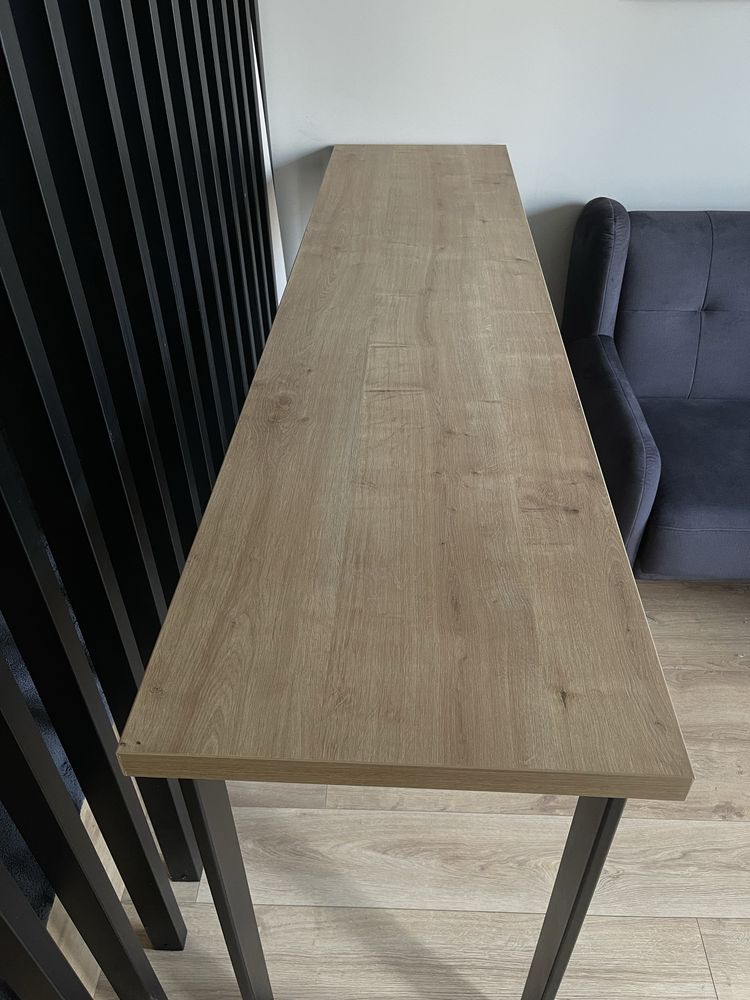 Stół stolik barowy konsola loft biurko loftowe 204x50x106 cm