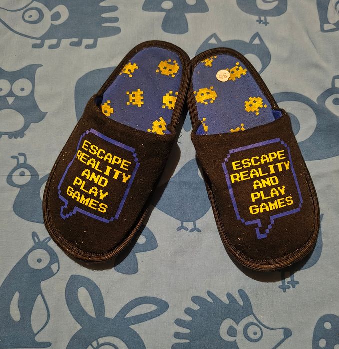 Kapcie chłopięce, family slippers, papucie Game roz. 35