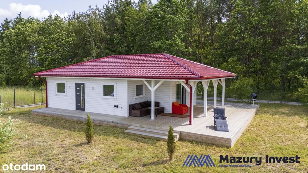 Parterowy dom w Pasymiu, blisko do jeziora i lasu!