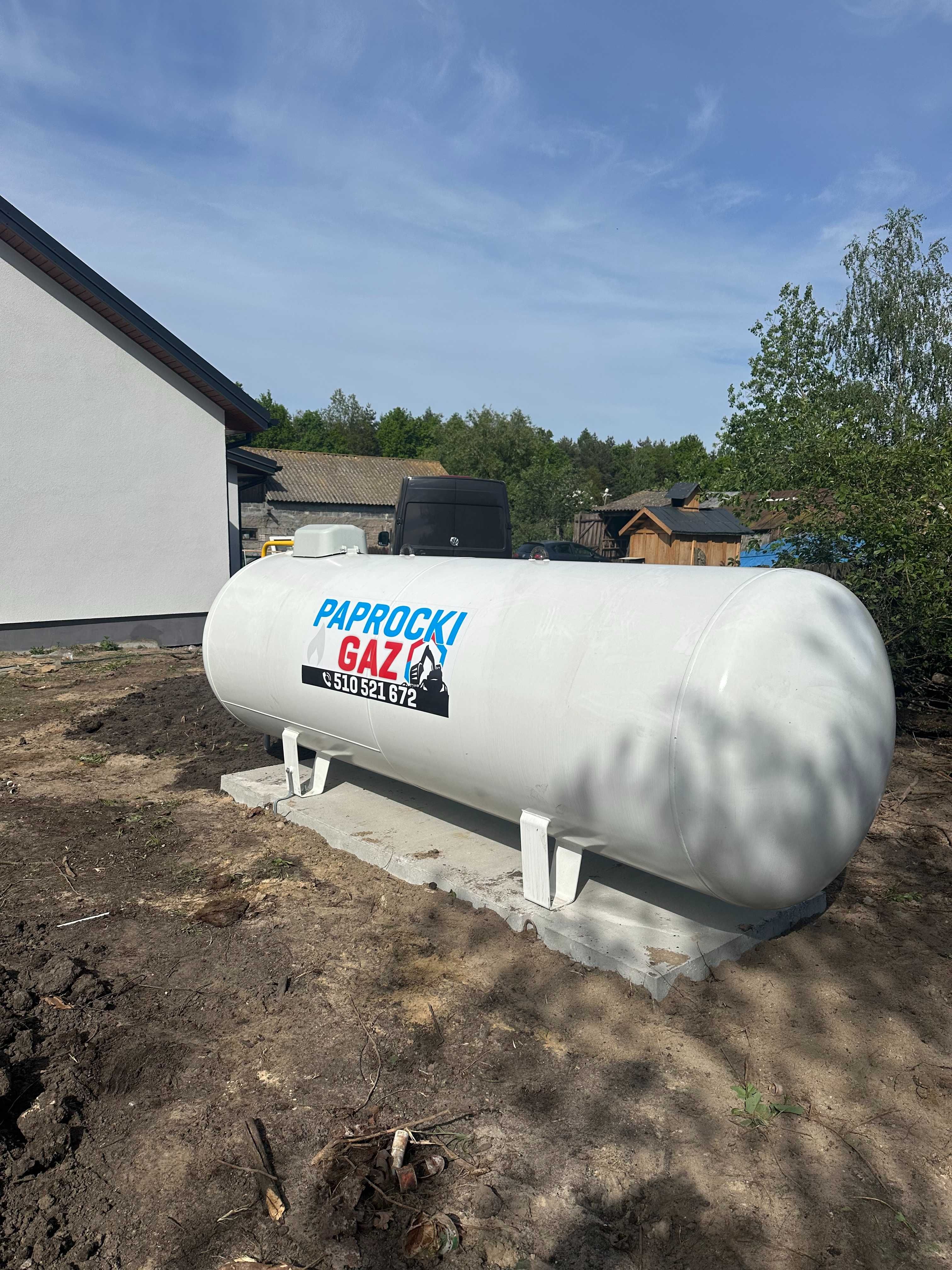 Zbiornik na gaz płynny LPG 2700L naziemny