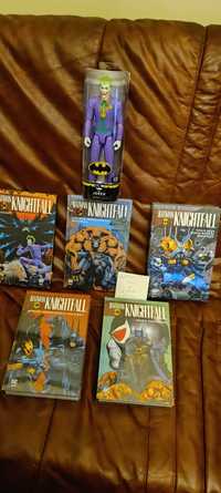 Batman Knightfall x5 tomów - Zestaw kompletny + figurka Jokera