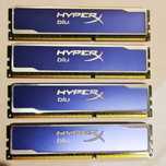 Pamięć RAM HyperX Blu 16GB 4x4GB DDR3 1600MHz DIMM CL9