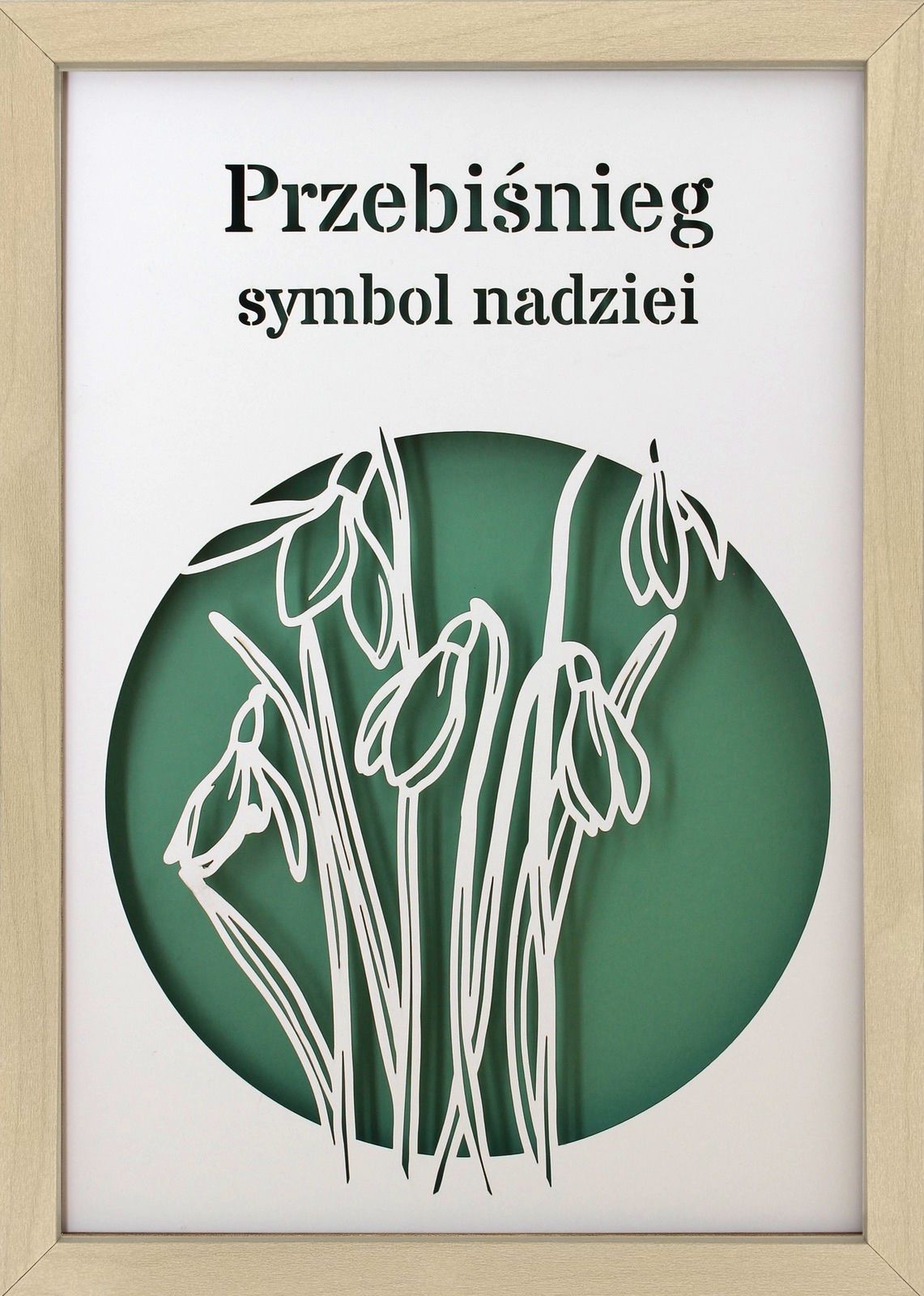 Ramka 3D Shadow Box Przebiśnieg