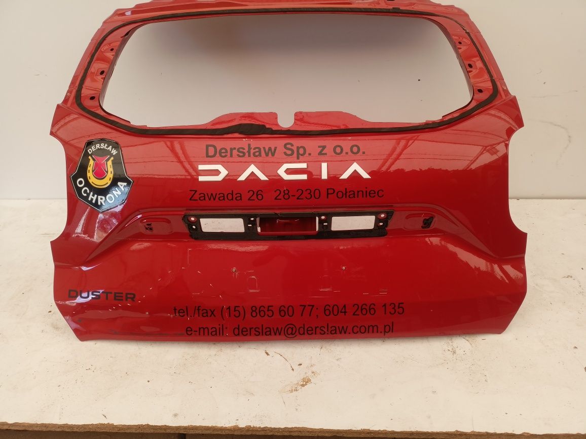 Dacia Duster II 2 lift FL 22- klapa tylna tył bagażnika pokrywa