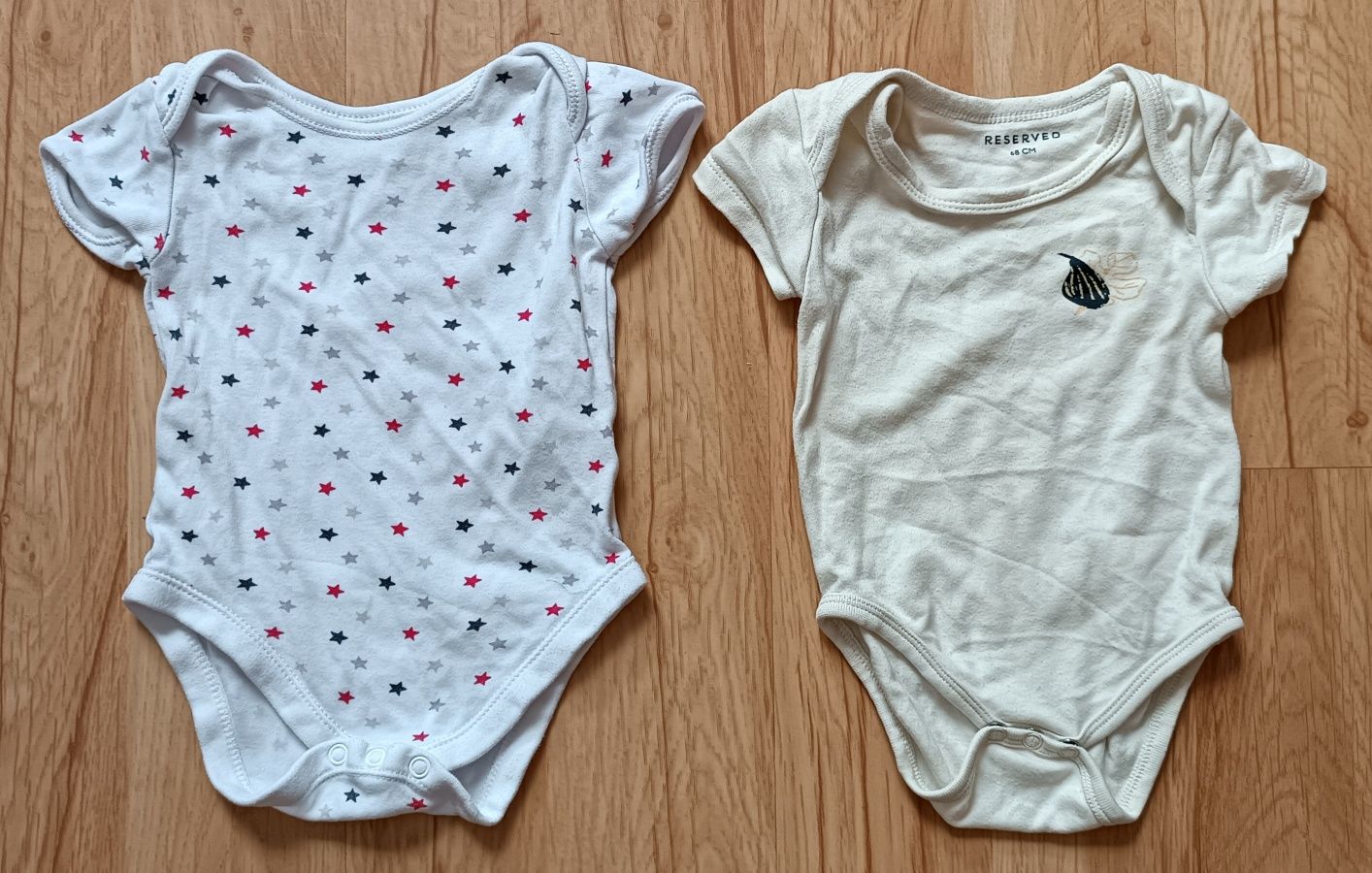George 68 74 2 szt body krótki rękaw dla chłopca dziewczynki 6-9 m