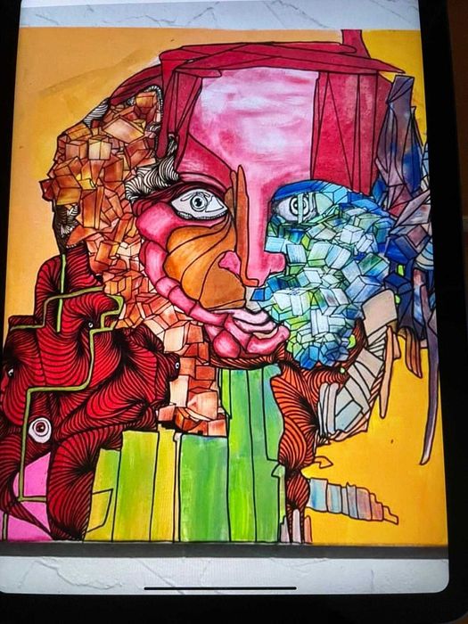 Obraz oryginalny z wystawy Guven Cetinkaya