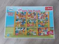 Puzzle Kubuś Puchatek 9 obrazków 390 elementów,Trefl, 2,9m