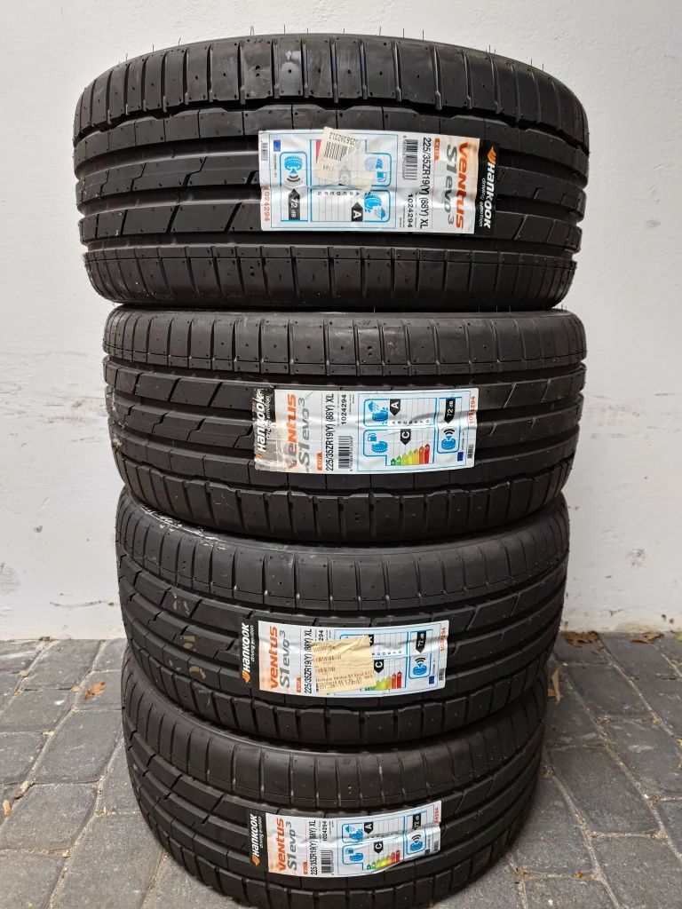 Opony 4× Hankook ventus S1 evo3 225/35R19 88 Y XL rant ochronny, NOWE