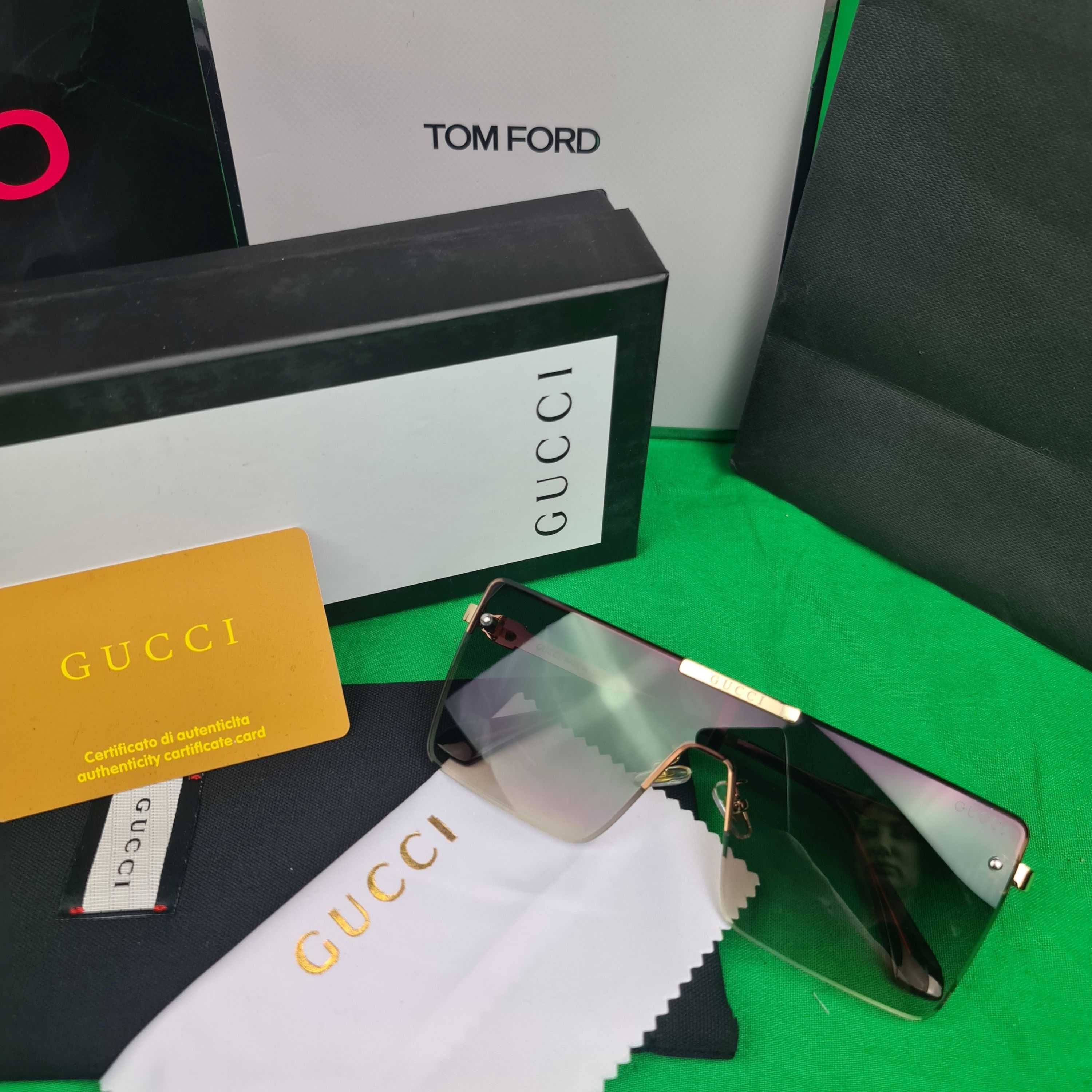 Okulary zestaw komplet meskie damskie unisex Gucci monogram Premium
