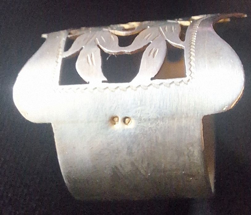 2 argolas em prata para guardanapos vintage