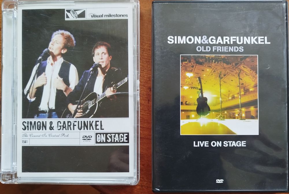 Oryginalne dwie płyty Dvd z koncertów Simon & Garfunkel