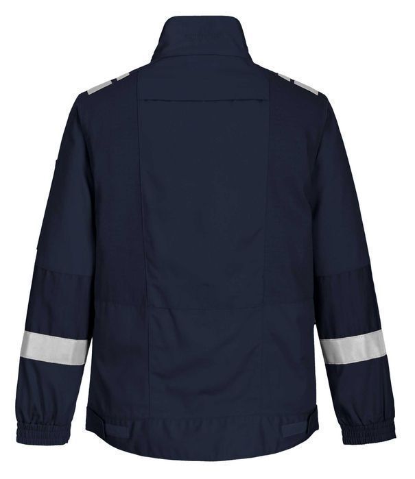 Portwest FR601 NOWA Bluza robocza trudnopalna Stretch granatowa r.S
