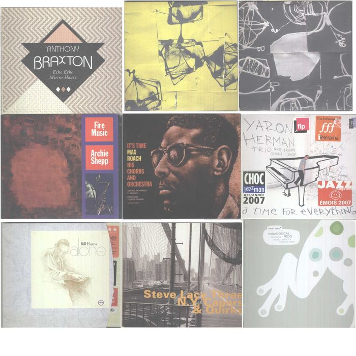 Jazz Enja ECM Corea  Clarke Jarrett Garbarek Surman Gismonti Braxton