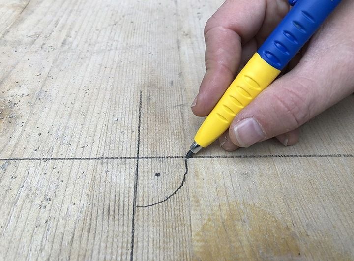 Ołówek Budowlany Stolarski Automatyczny Znacznik Dry 2in1 Bleispitz