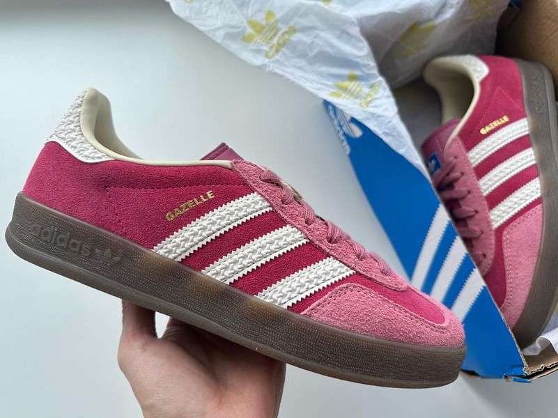 Adidas Gazelle Indoor Pink Cloud White IF1809 / Адідас Газелі Рожеві