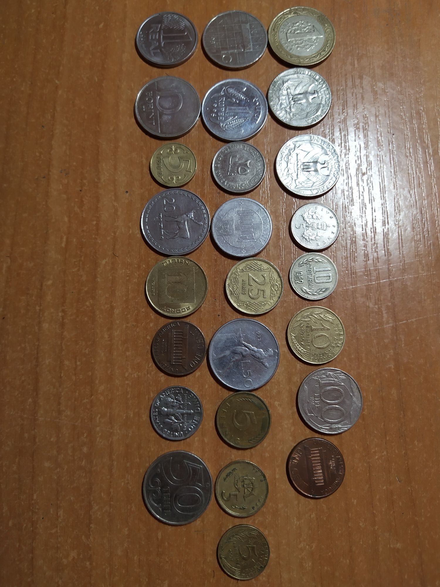 Набор монет(одним лотом)+ монеты СССр и другие, цена за всё.