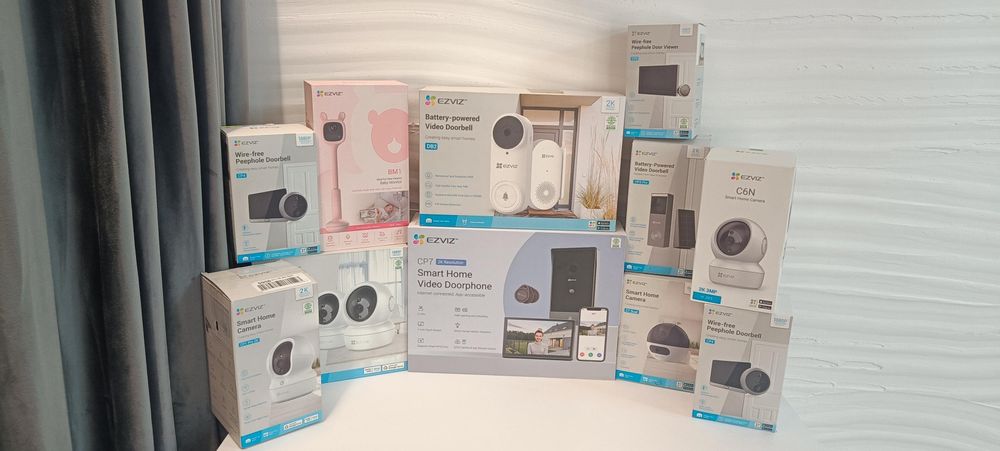 EZVIZ CP4 відеоглазок, HP3 PRO відеодзвінок