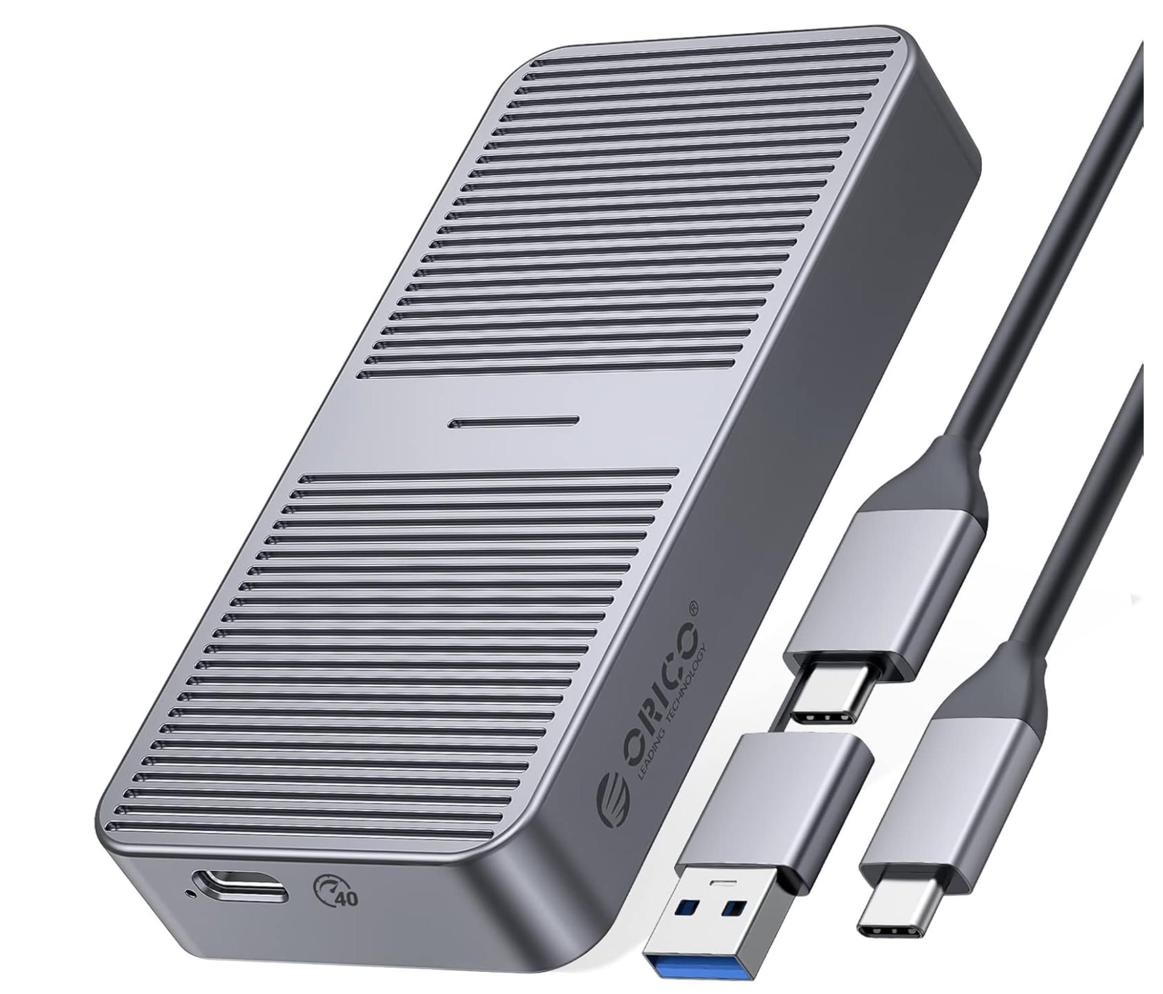 ORICO caixa M.2 NVME Thunderbolt 3/4 USB 3.2/3.1/3.0/Tipo C - 40 Gbps